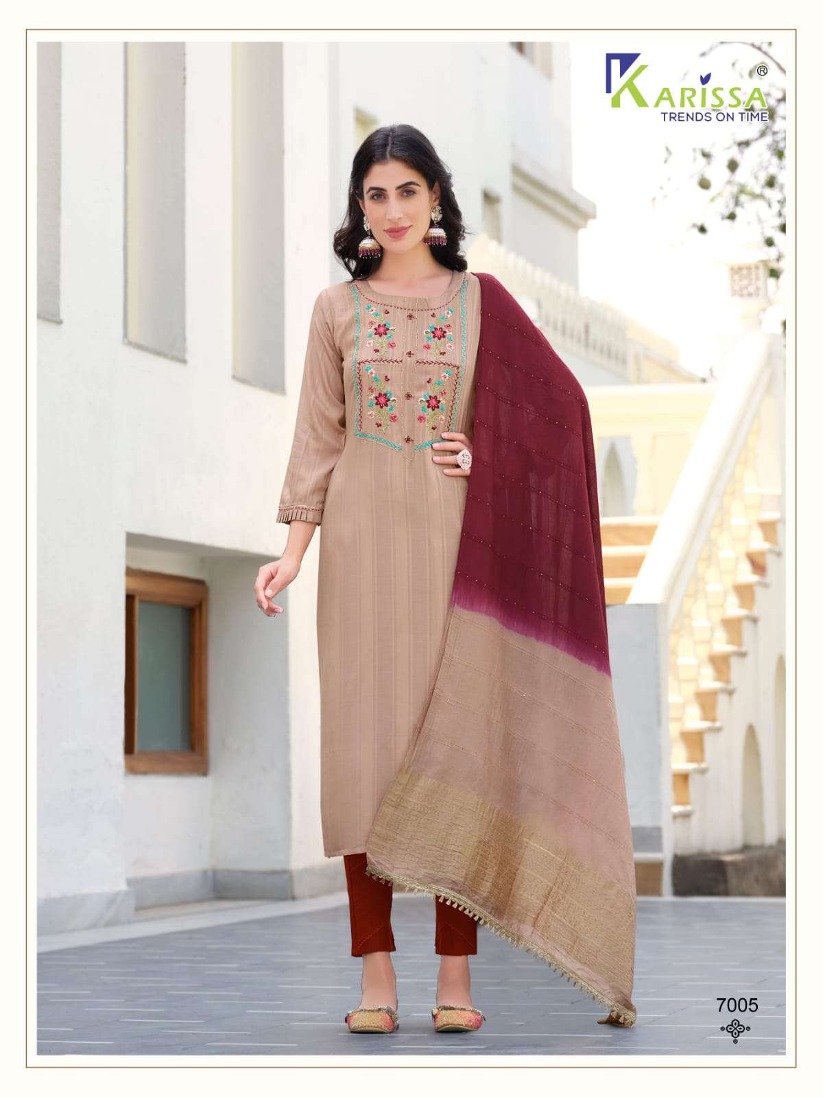 KARISSA SALONI Reyon Kurti Wholesale catalog