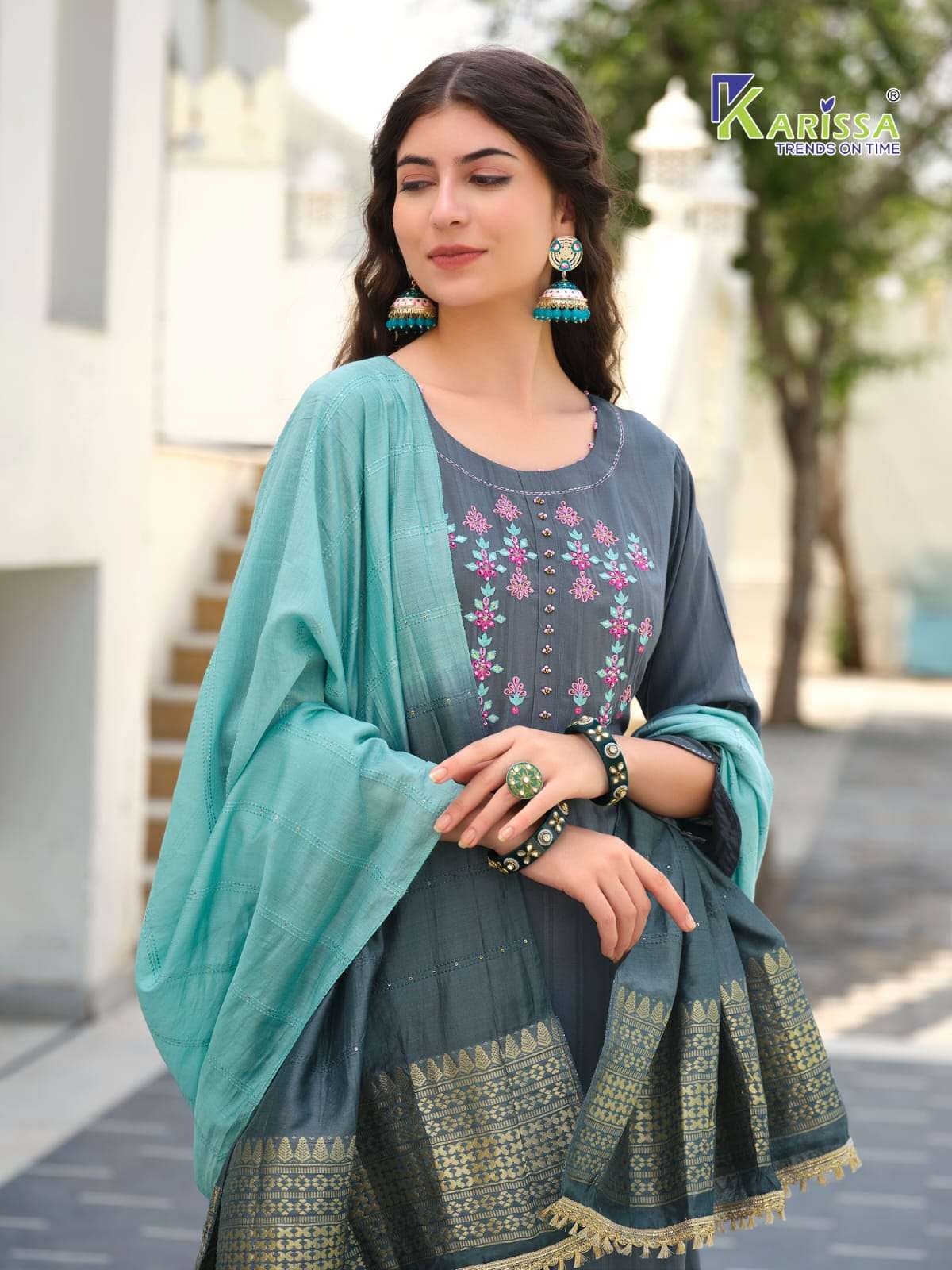 KARISSA SALONI Reyon Kurti Wholesale catalog