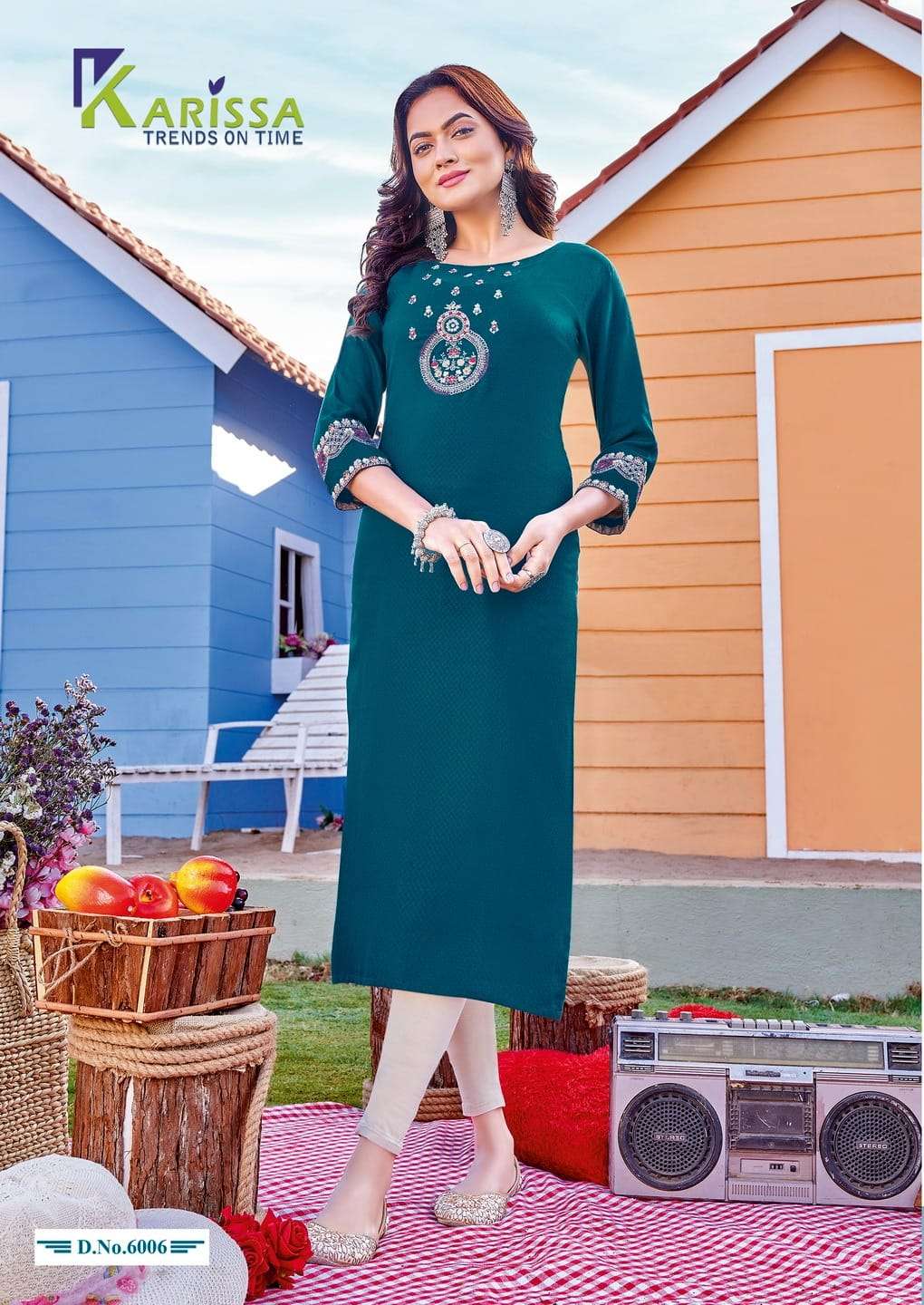 KARISSA VEENEE Rayon KURTI WHOLESALE CATALOG