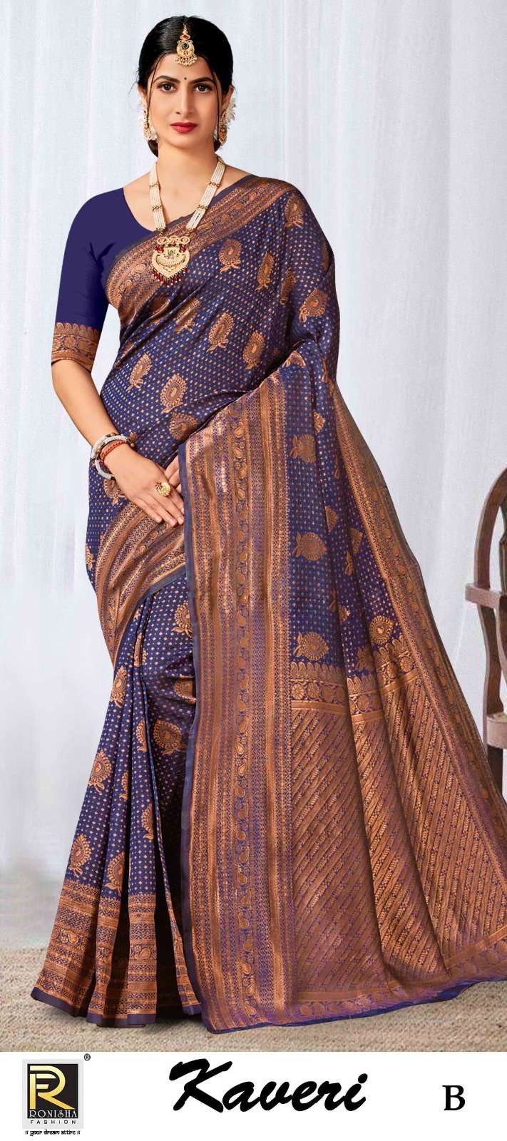 KAVERI  BY RONISHA SAREE SILK FABRICS SUPER HIT COLLECTION 