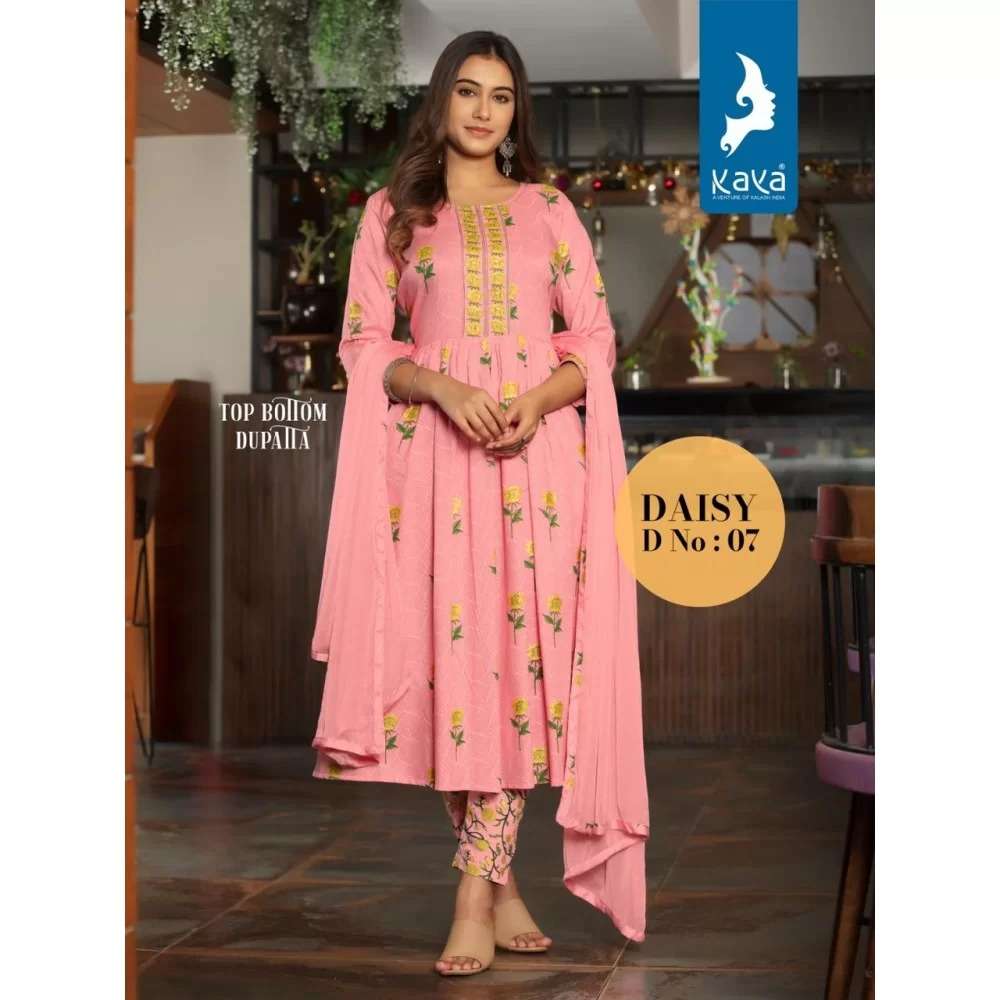 KAYA DAISY RAYON  KURTI Wholesale catalog