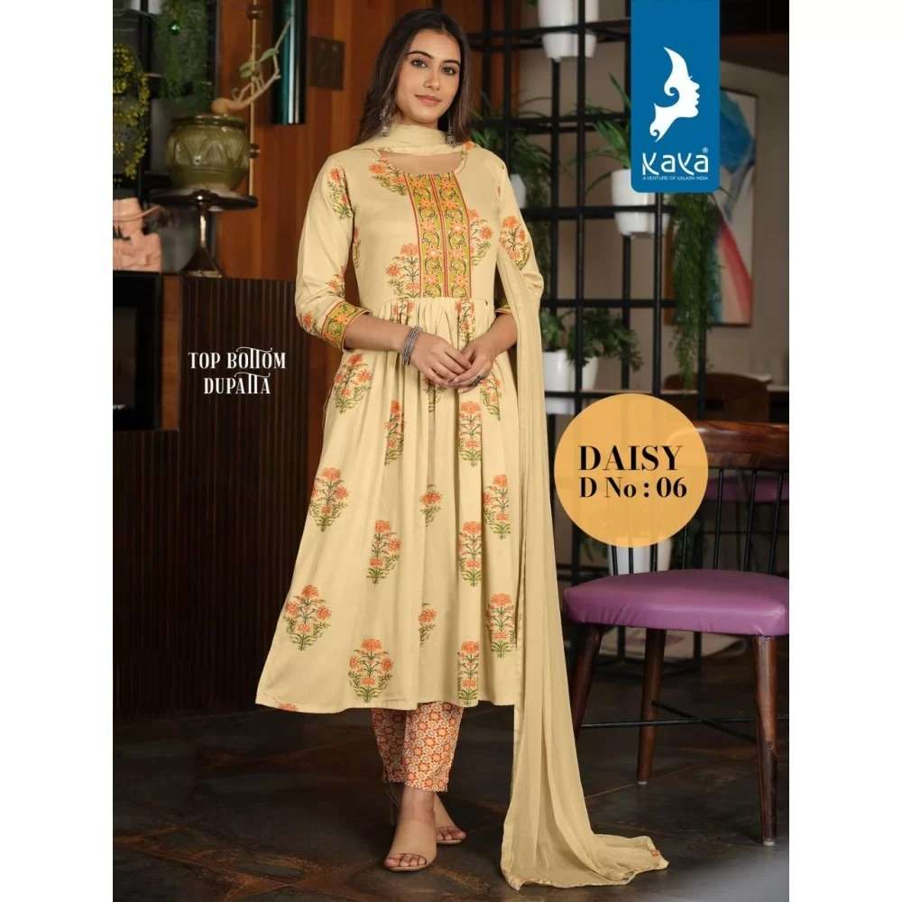 KAYA DAISY RAYON  KURTI Wholesale catalog