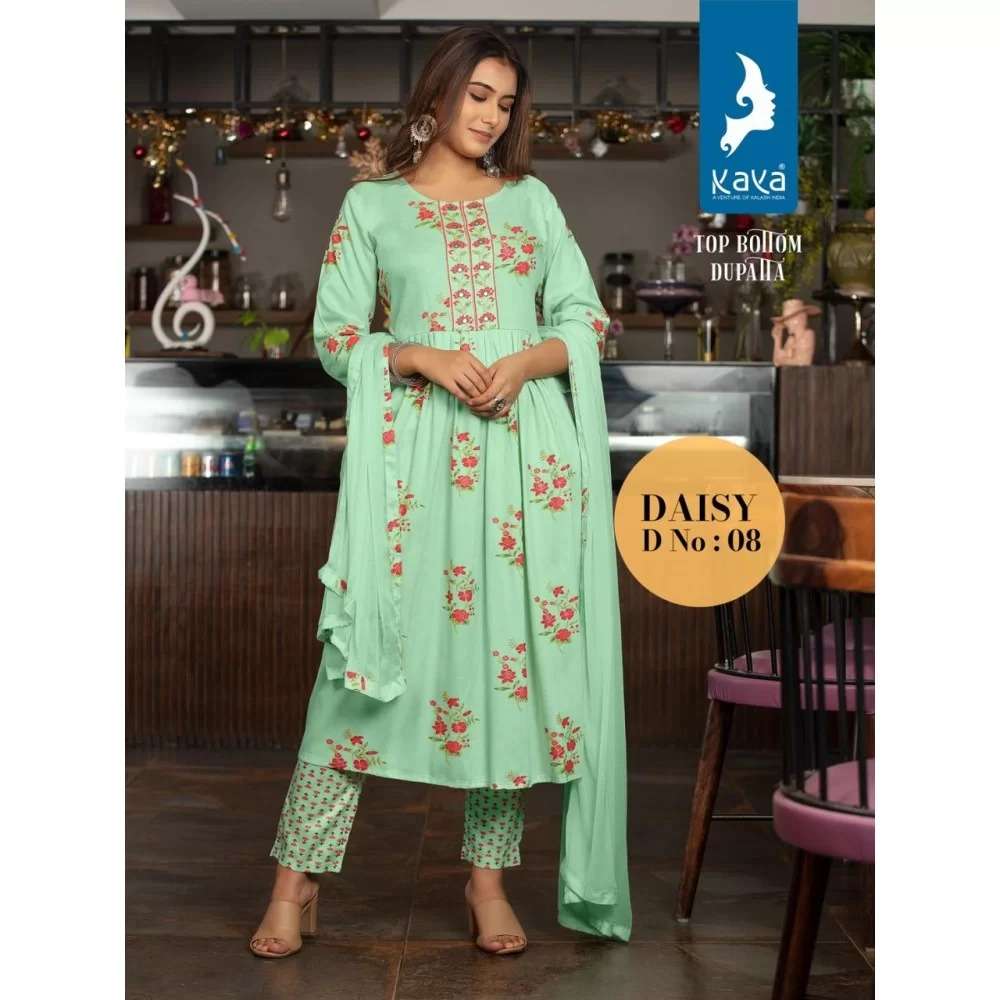 KAYA DAISY RAYON  KURTI Wholesale catalog