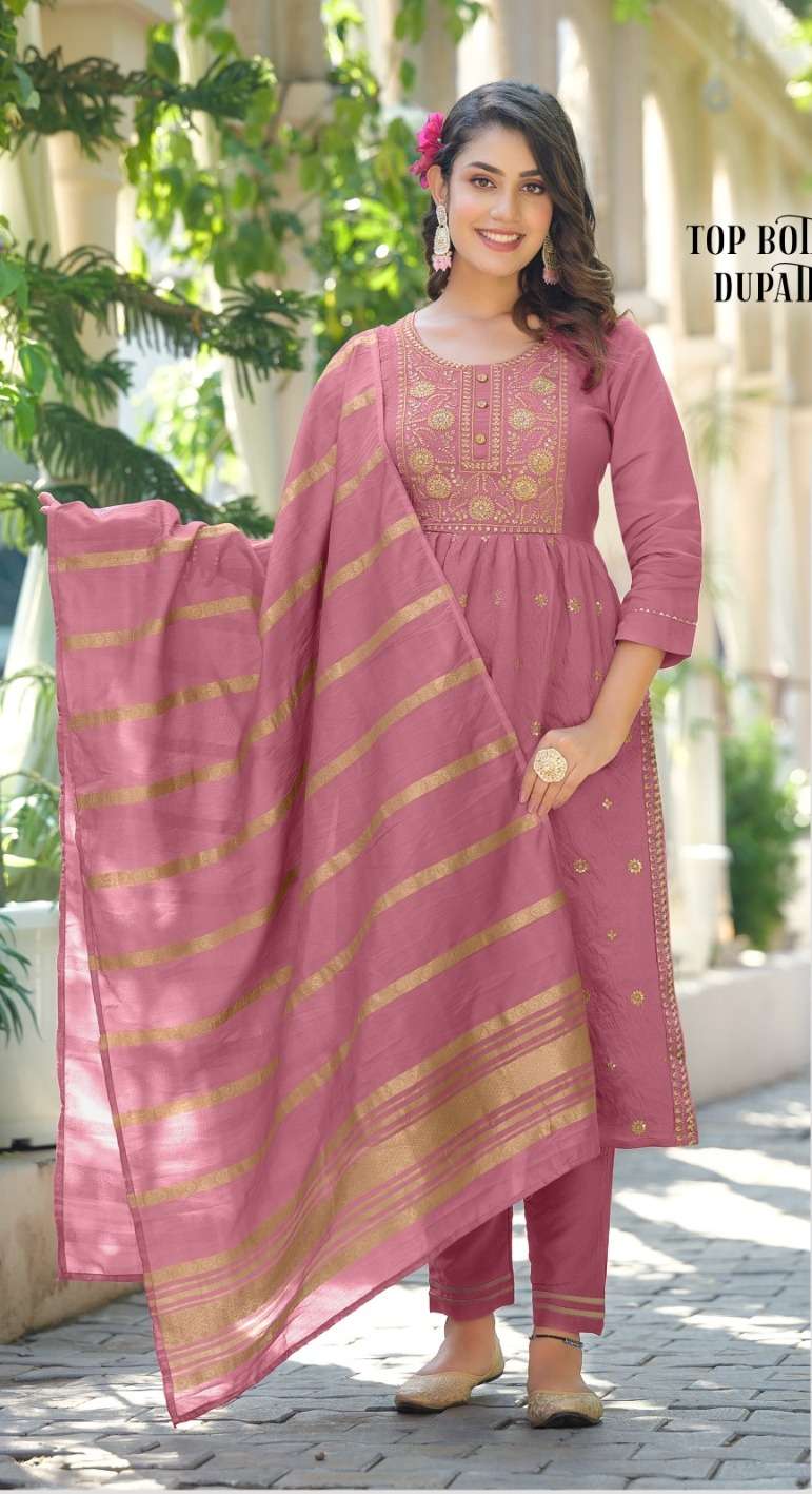KAYA KANTHA NYRA CUT KURTI Wholesale catalog