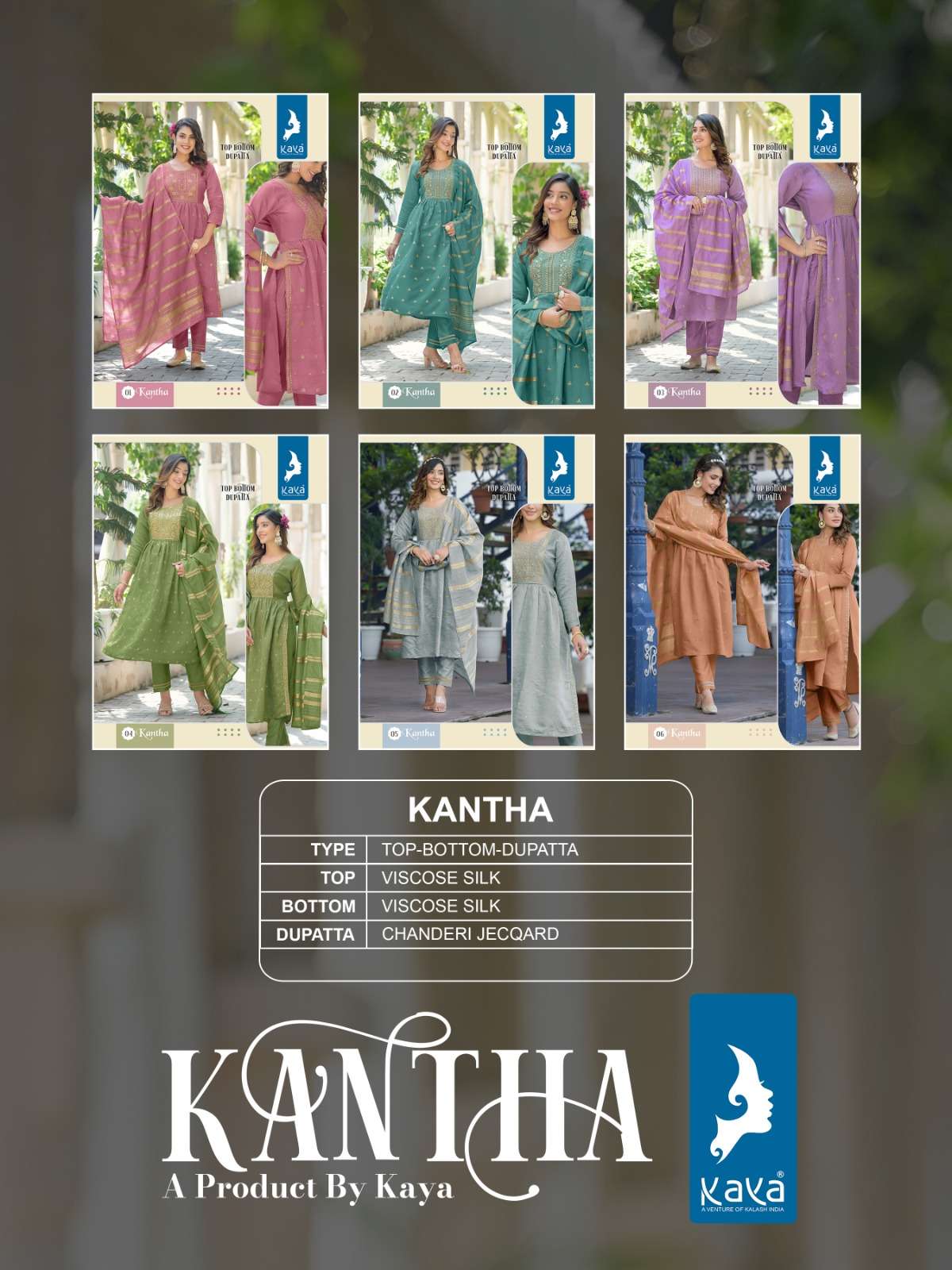 KAYA KANTHA NYRA CUT KURTI Wholesale catalog