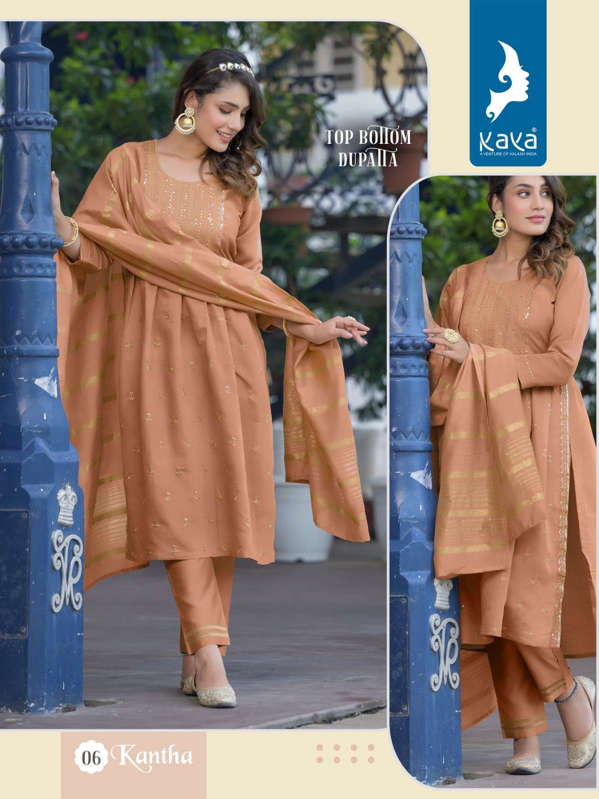KAYA KANTHA NYRA CUT KURTI Wholesale catalog