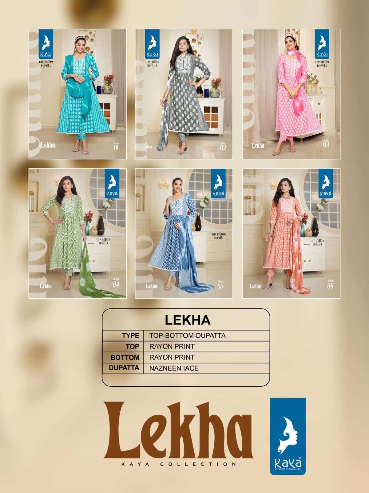 KAYA LEKHA RAYON KURTI Wholesale catalog