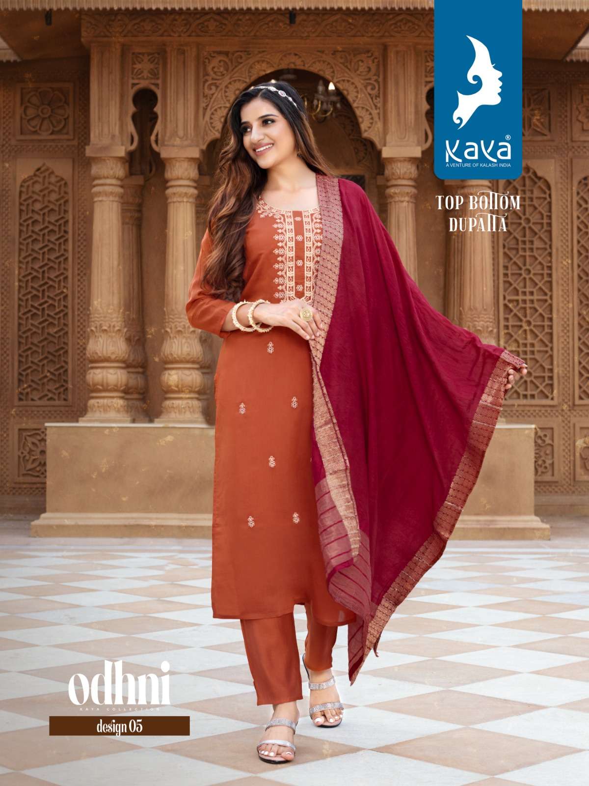 KAYA ODHANI ROMAN SILK Kurti Wholesale catalog