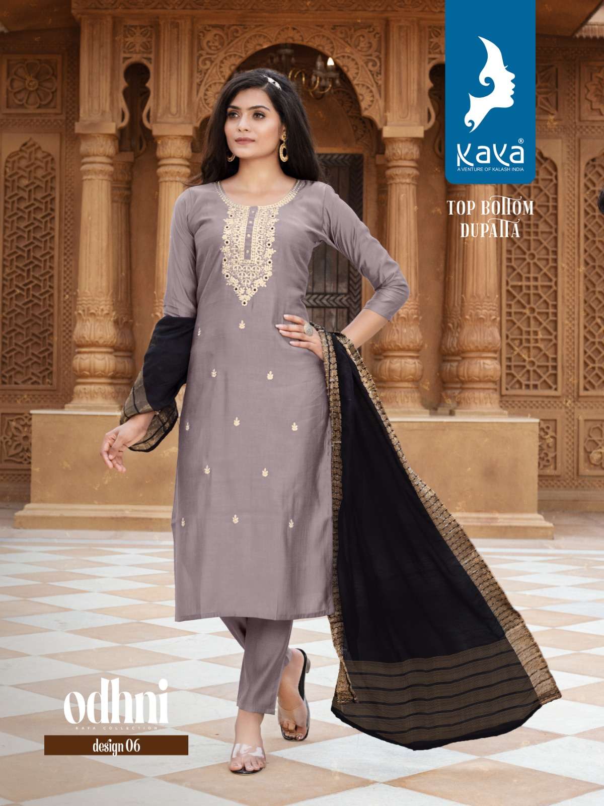 SootiSyahi ' Basant ' Chanderi Silk Kurti