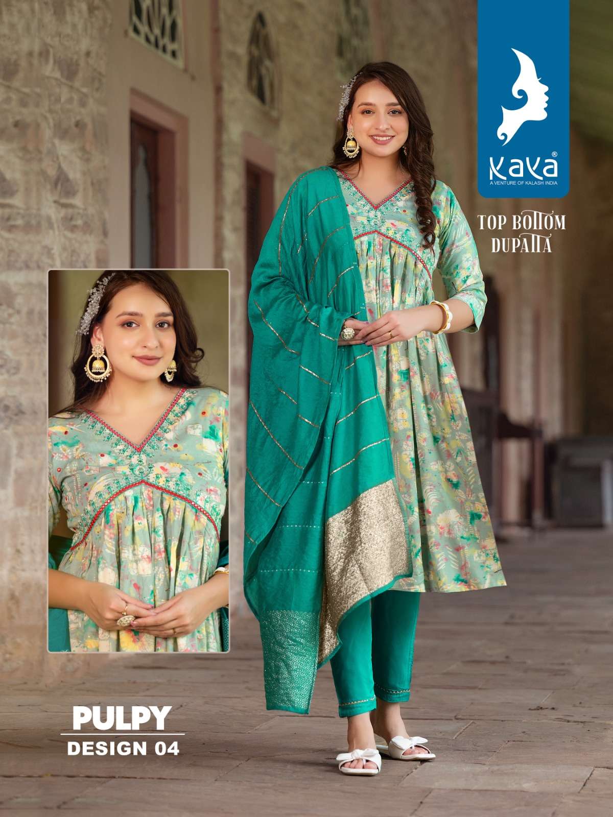KAYA PULPY ALIYA WITH NYRA CUT KURTI  WHOLESALE CATALOG