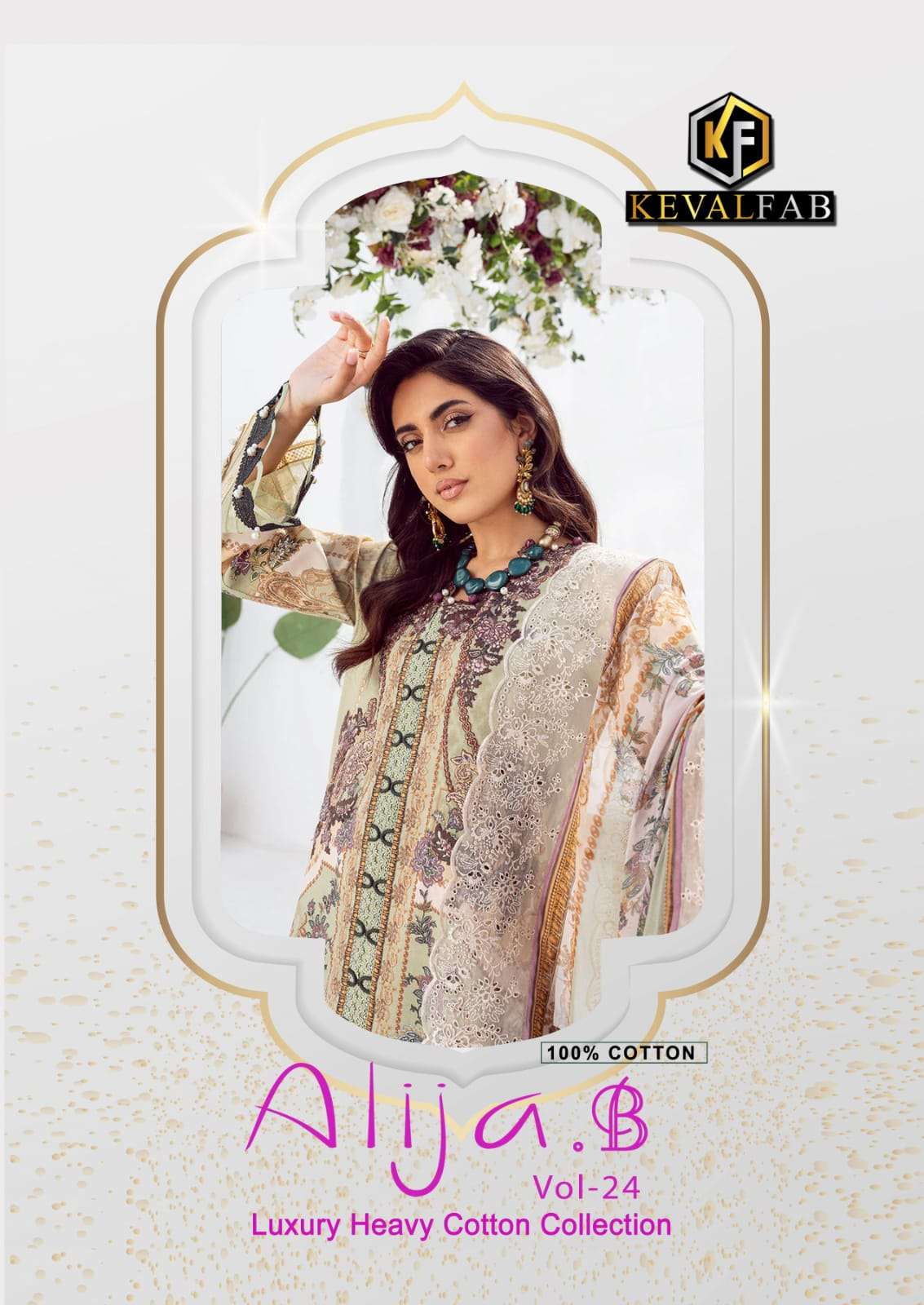 Keval Alija.B Vol-24 – Dress Material - Wholesale Catalog