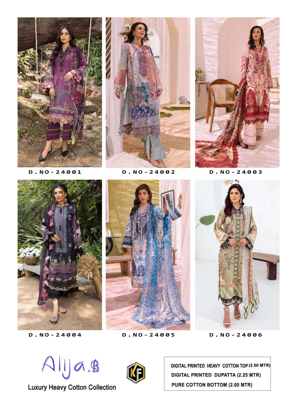Keval Alija.B Vol-24 – Dress Material - Wholesale Catalog