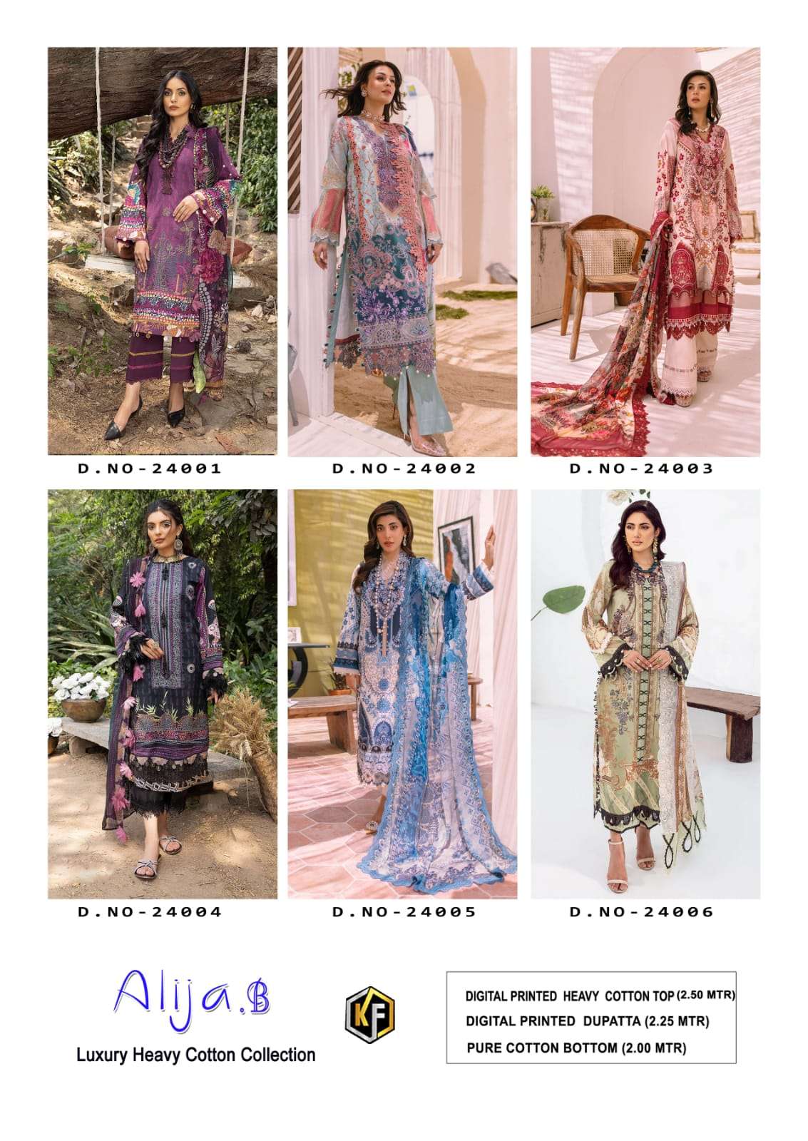 Keval Alija.B Vol-24 – Dress Material - Wholesale Catalog