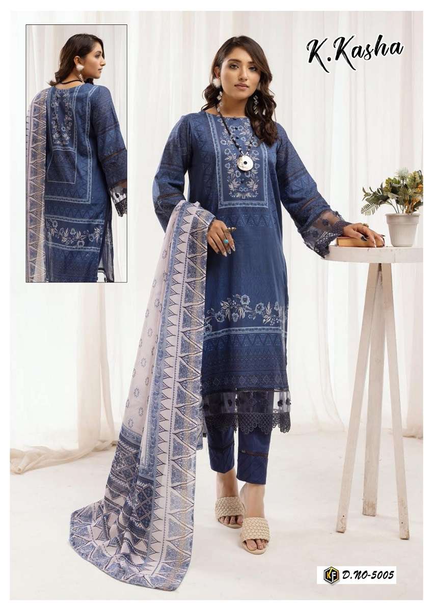 Keval K Kasha Vol-5 - Kurti Pant With Dupatta  - Wholesale Catalog