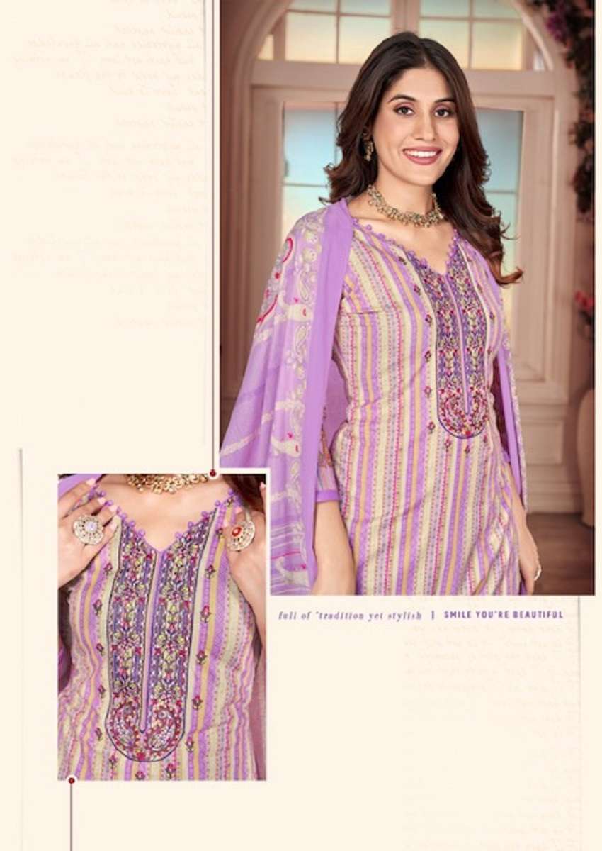 Keval Kainaaz Luxury Rich Emboidery Work Vol – 4 – Dress Material - Wholesale Catalog