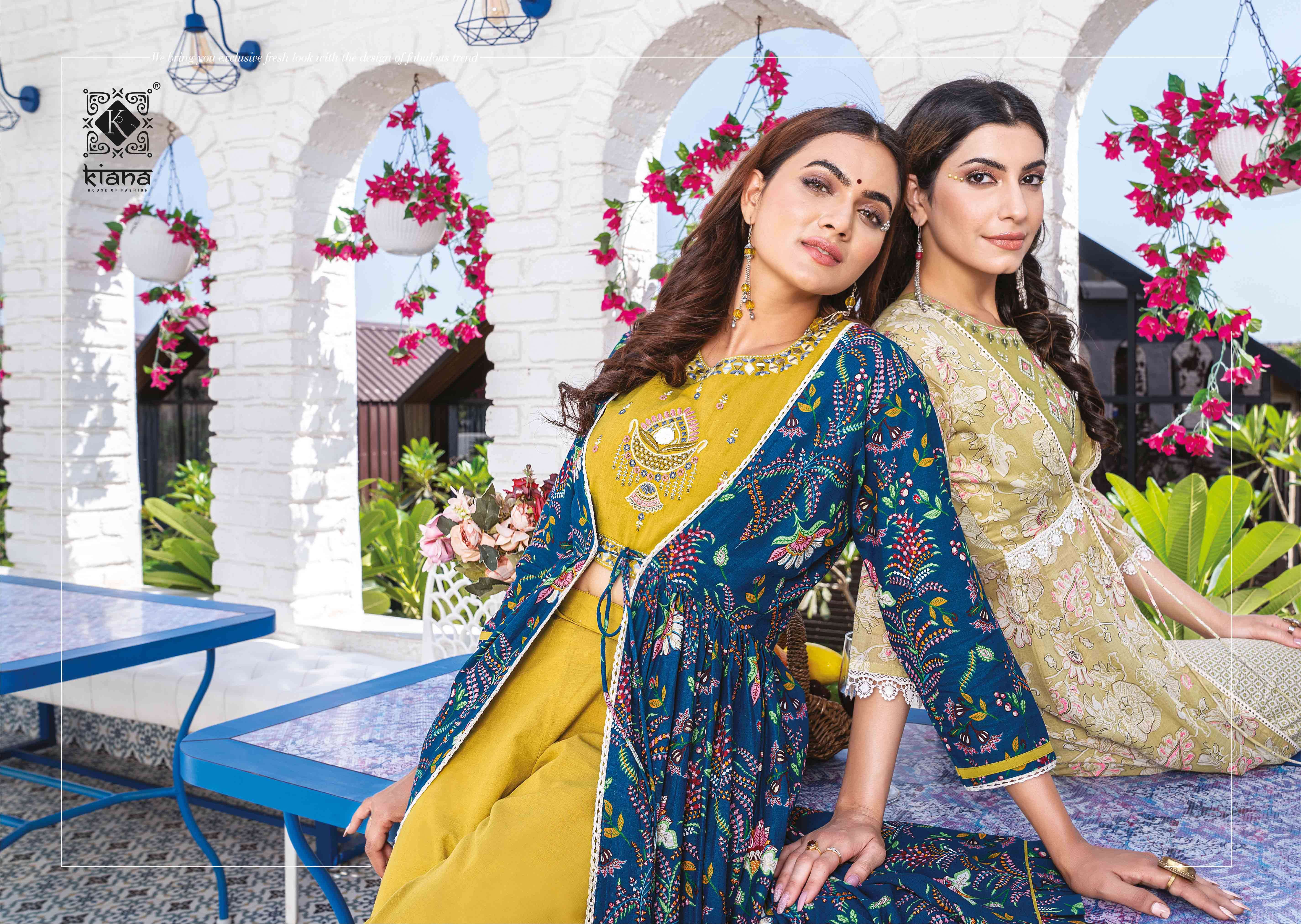 Kiana Rangrez  Cotton crop top Kurti Wholesale catalog