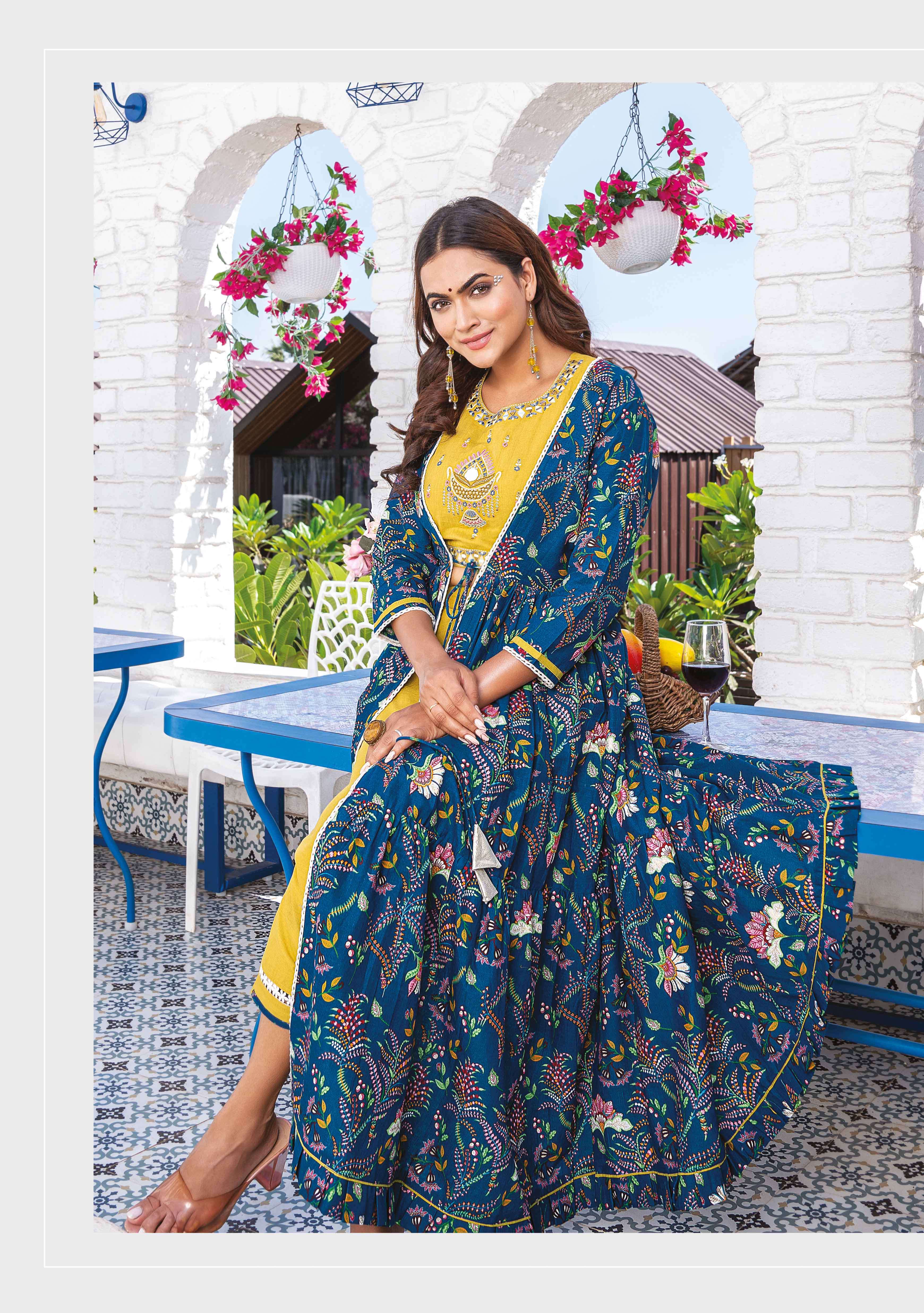 Kiana Rangrez  Cotton crop top Kurti Wholesale catalog