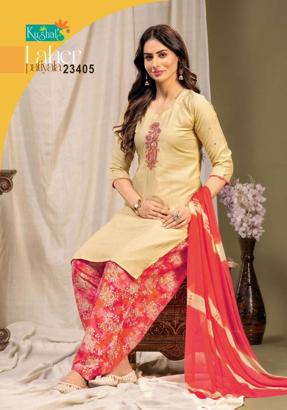 KUSHAL Laher patiyala Kurti Wholesale catalog
