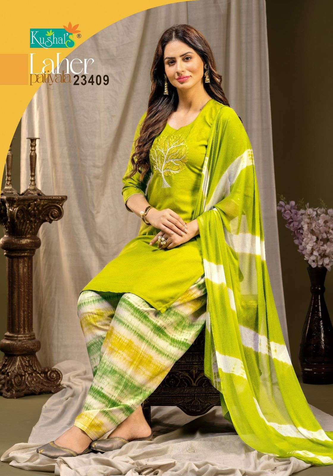 KUSHAL Laher patiyala Kurti Wholesale catalog