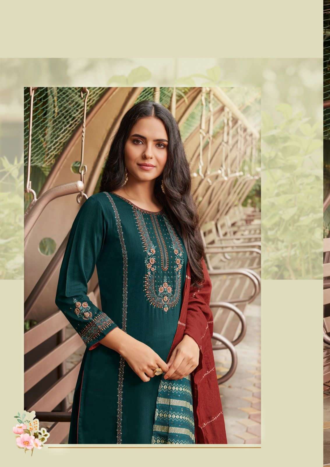 Ladies Flavour Aarohi Vol 10 Chinon Kurti Wholesale catalog