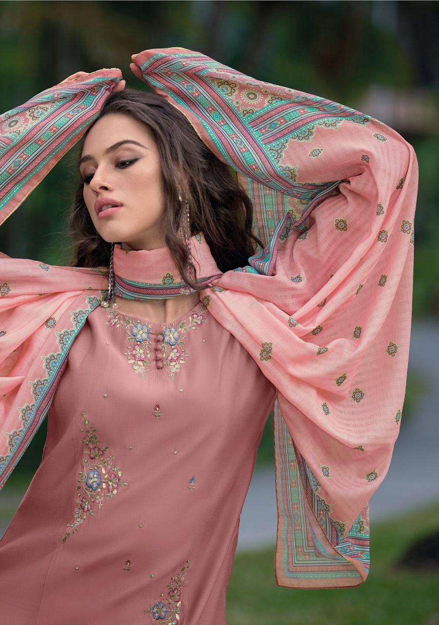 Ladies Flavour Mirza Chanderi Modal Kurti Wholesale catalog