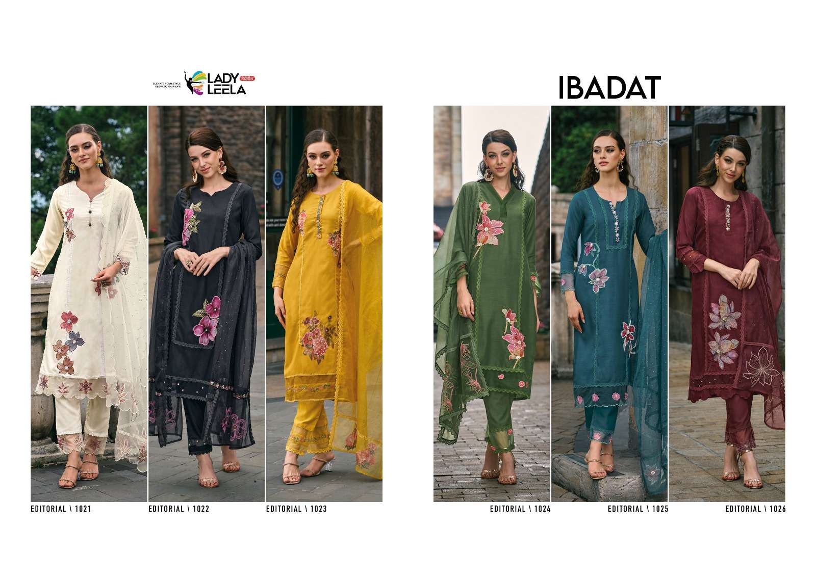 LADY LEELA IBADAT Viscose Fabric Kurti Wholesale catalog