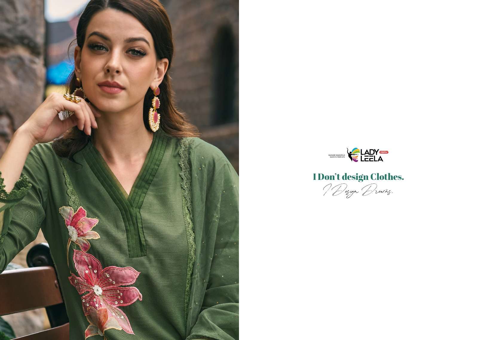 LADY LEELA IBADAT Viscose Fabric Kurti Wholesale catalog