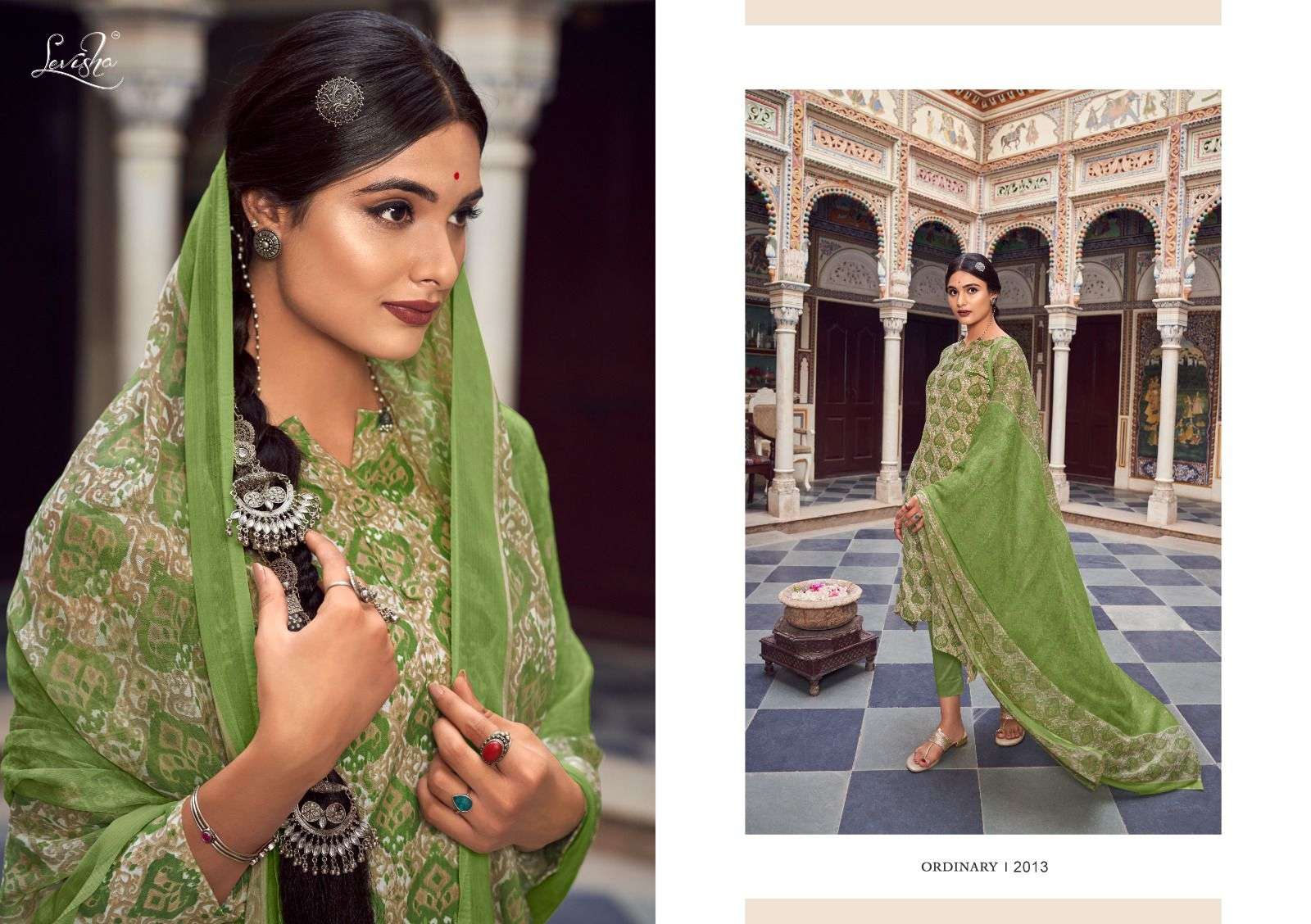 Levisha Rajvadi vol-2 cotton kani Salwar Kameez Wholesale catalog