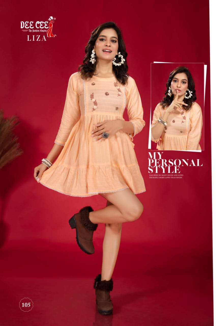 Liza deecee Top Kurti Wholesale catalog