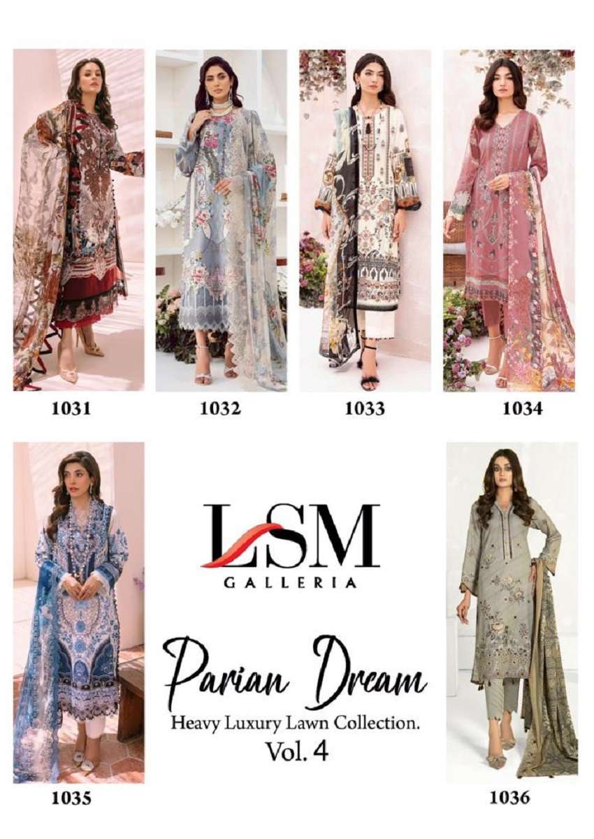 LSM Parian Dream Vol-4 - Dress Material  - Wholesale Catalog