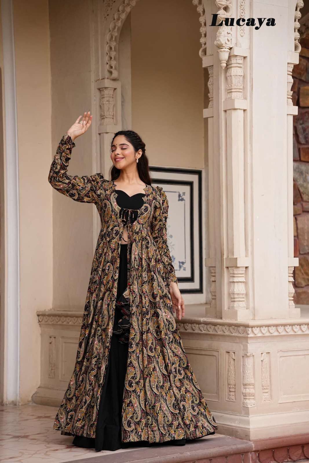 Indo western discount frock style kurti