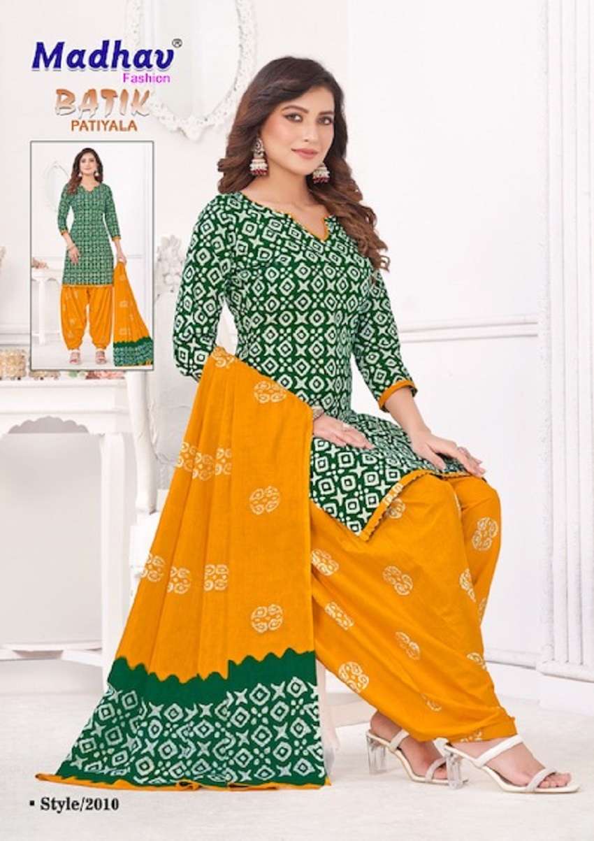 Madhav Batik Patiyala Vol-2 – Dress Material - Wholesale Catalog