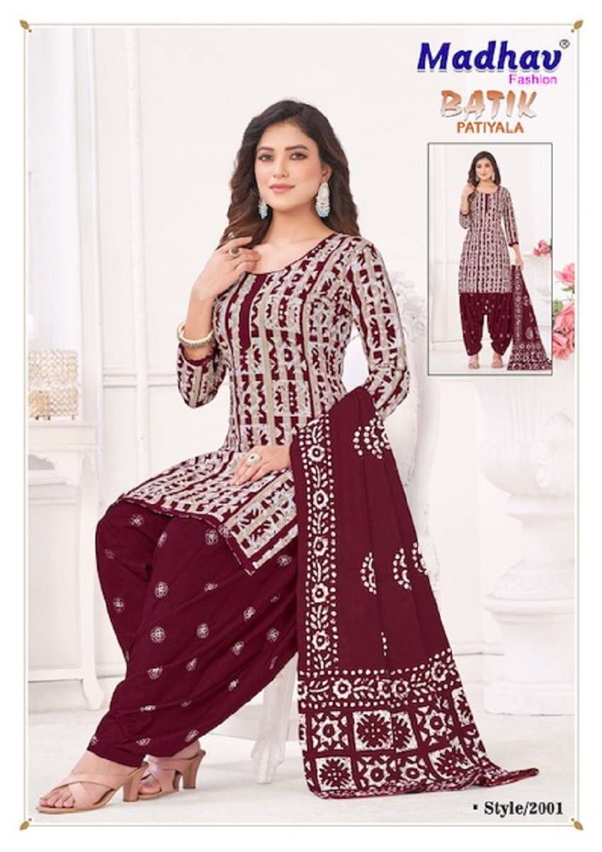 Madhav Batik Patiyala Vol-2 – Dress Material - Wholesale Catalog