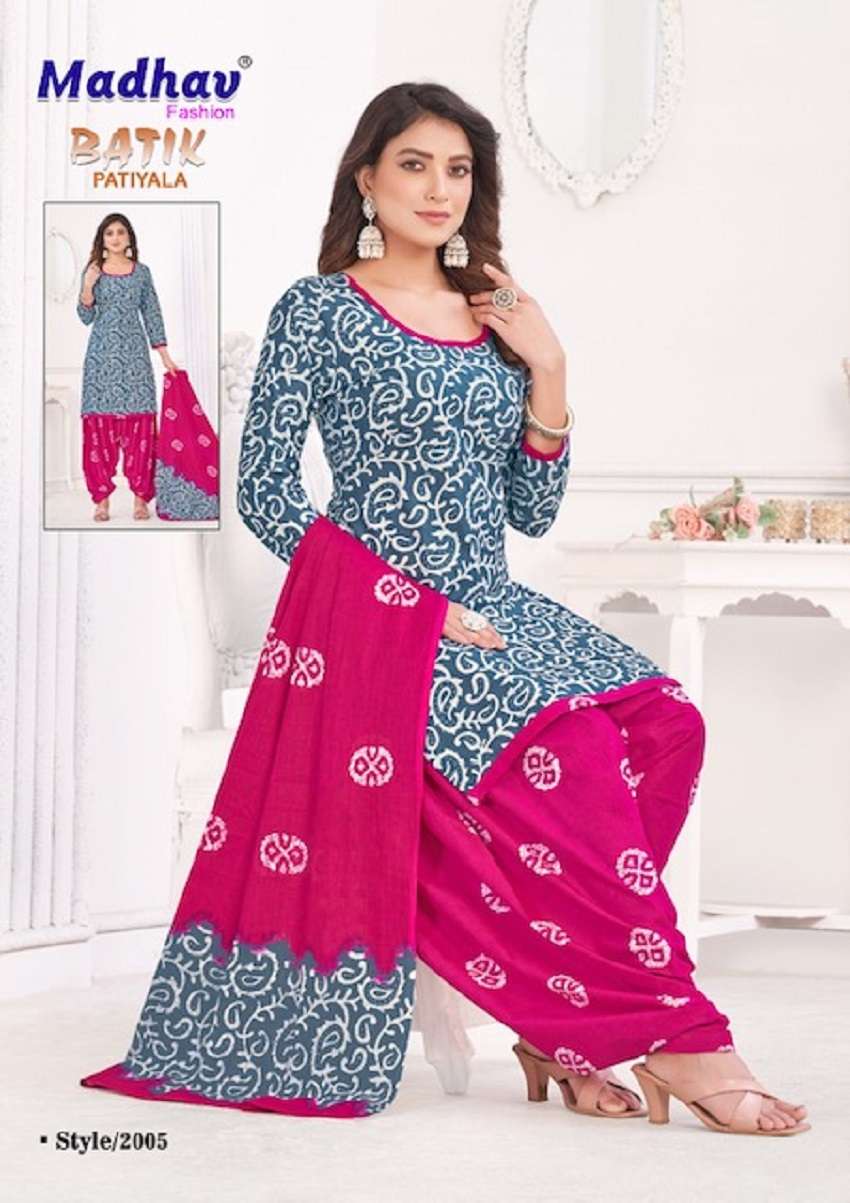 Madhav Batik Patiyala Vol-2 – Dress Material - Wholesale Catalog