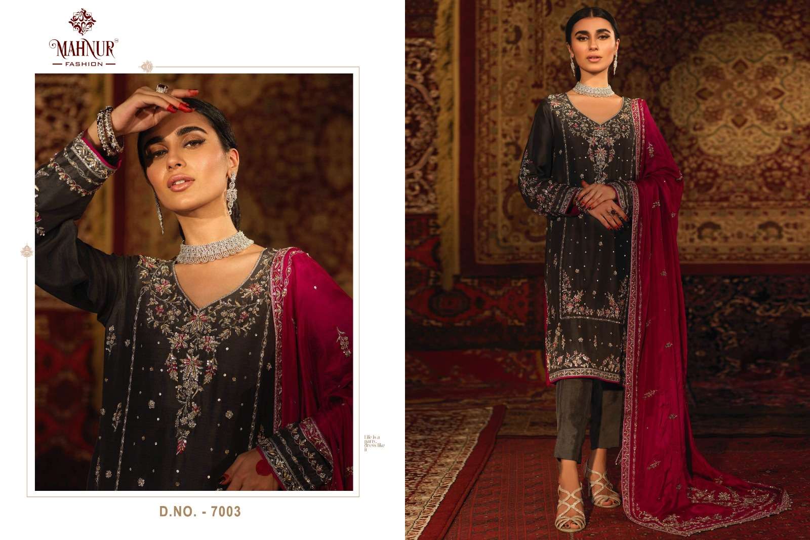 Mahnur Emaan Adeel Premium Collection 7 Pakistani Salwar Suits Wholesale catalog