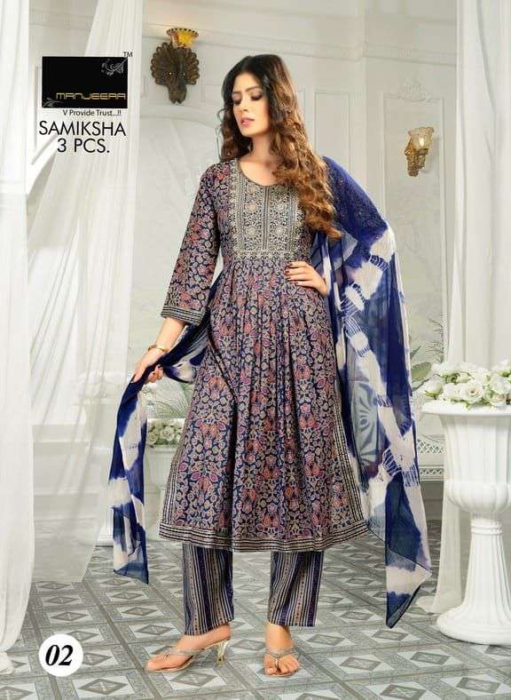 MANJEERA SAMIKSHA NAIRA CUT Kurti Wholesale catalog