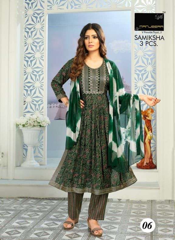 MANJEERA SAMIKSHA NAIRA CUT Kurti Wholesale catalog