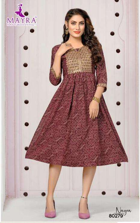 MAYRA NAYRA  Nayra cut Kurti Wholesale catalog