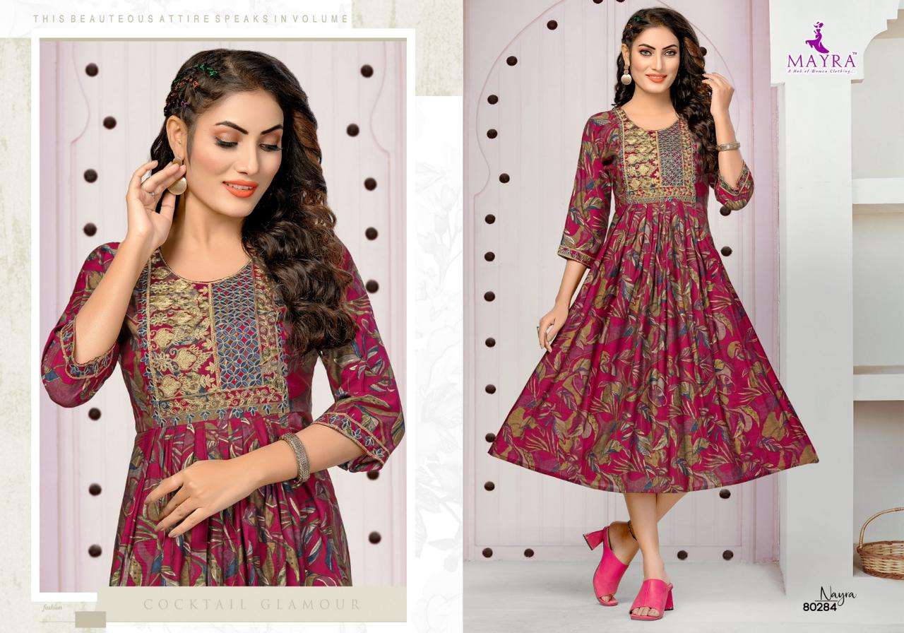 MAYRA NAYRA  Nayra cut Kurti Wholesale catalog