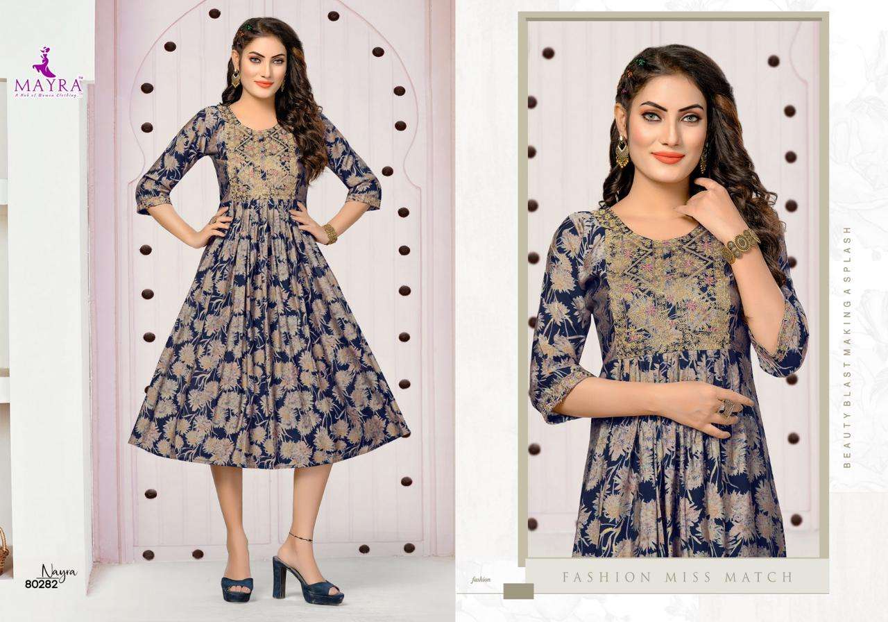 MAYRA NAYRA  Nayra cut Kurti Wholesale catalog