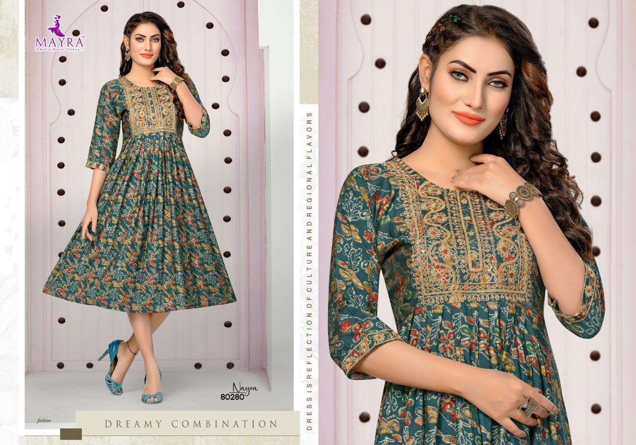 MAYRA NAYRA  Nayra cut Kurti Wholesale catalog