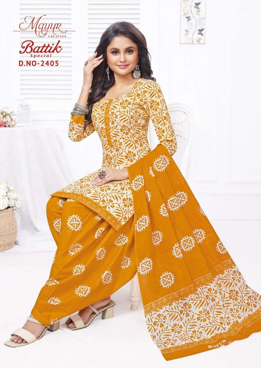 Mayur Battik Special Vol-24 - Dress Material - Wholesale Catalog