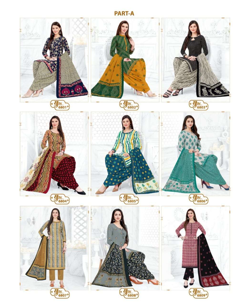 Mayur Khushi Vol-68 – Dress Material - Wholesale Catalog