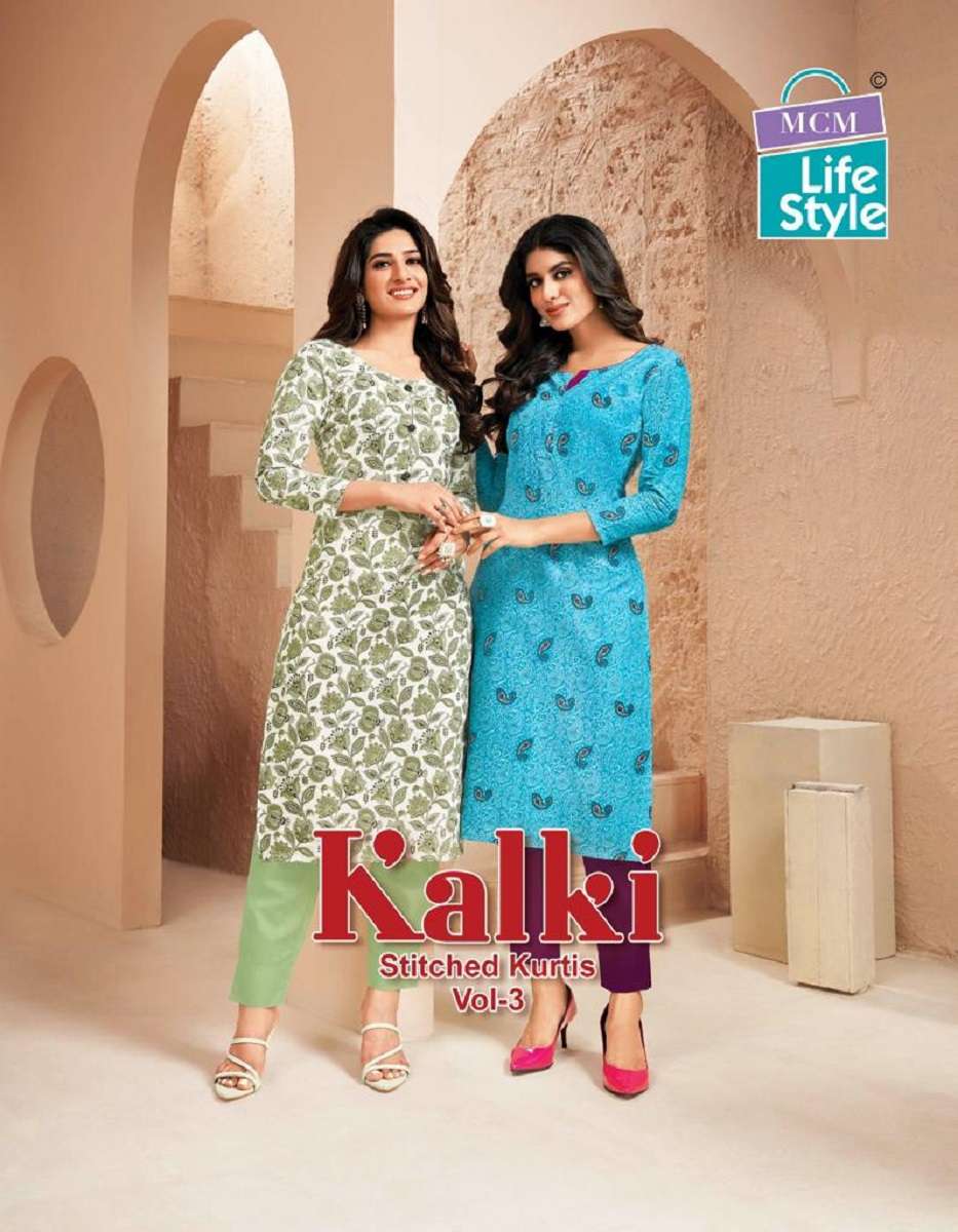 MCM Kaliki Vol-3 - Stiched Kurties  - Wholesale Catalog