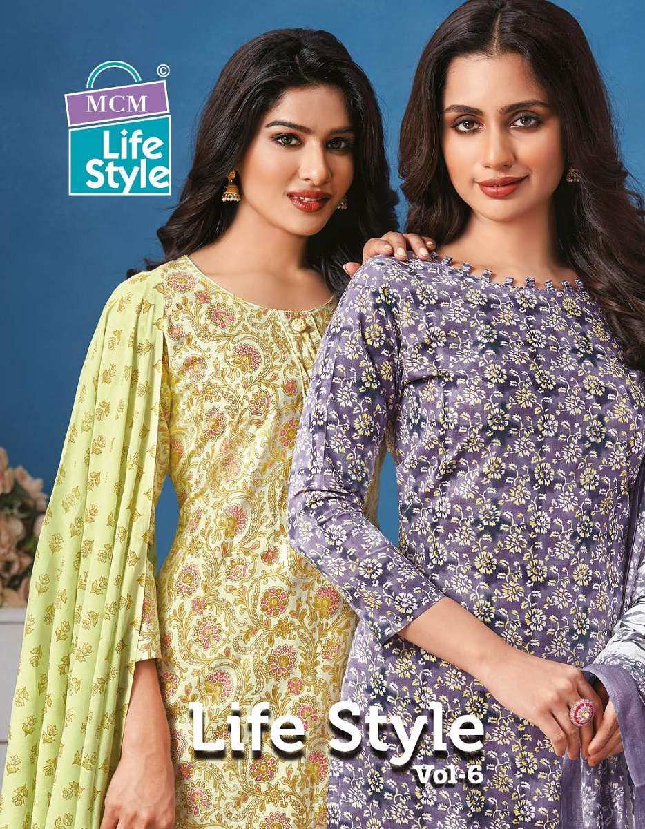 MCM Lifestyle Vol-6 - Dress Material  - Wholesale Catalog