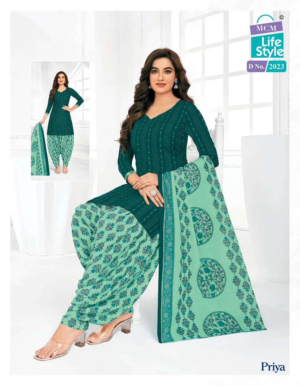 MCM Priya Vol-20 – Dress Material - Wholesale Catalog