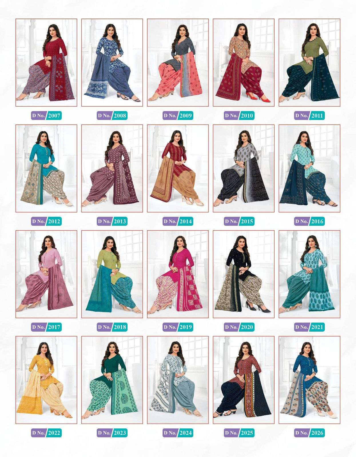 MCM Priya Vol-20 – Dress Material - Wholesale Catalog