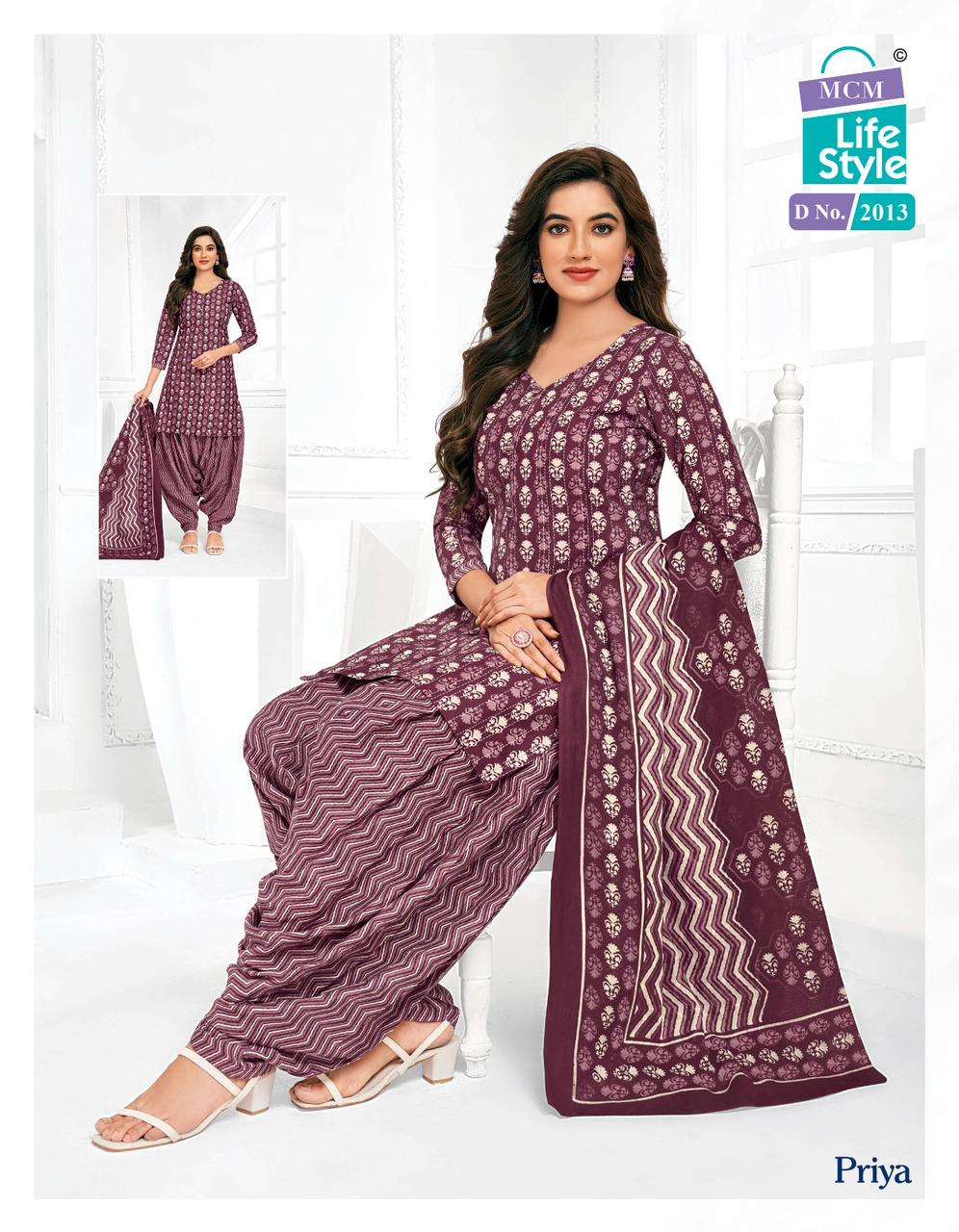 MCM Priya Vol-20 – Dress Material - Wholesale Catalog