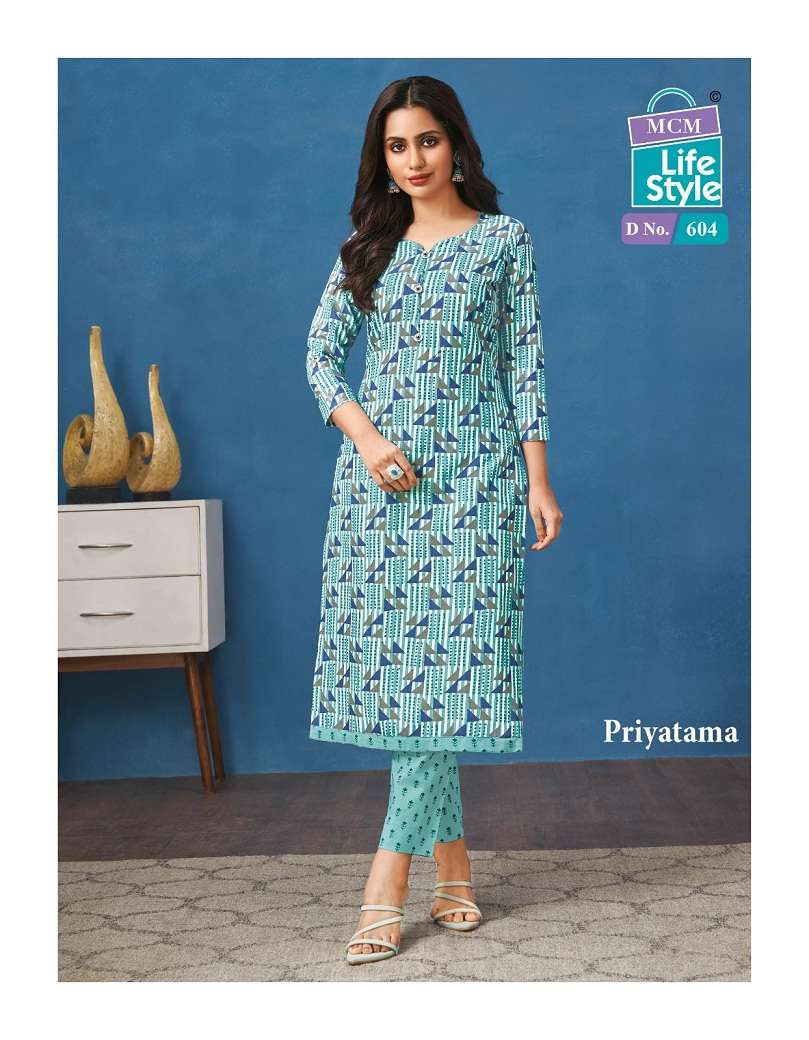 MCM Priyatama Vol-6 – Kurti With Pant - Wholesale Catalog
