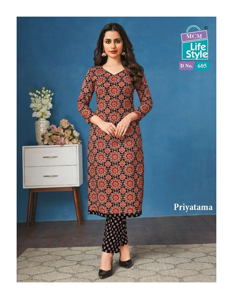 MCM Priyatama Vol-6 – Kurti With Pant - Wholesale Catalog